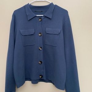 TAHARI SWEATER CROP JACKET